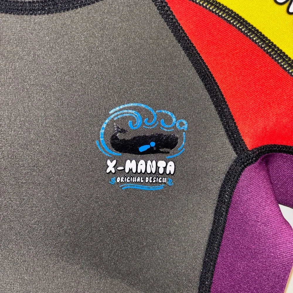 X-Manta Dive & Sail Wetsuit Kid Size Medium Short Sleeve Shorty Surf Swim